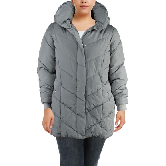 Steve Madden Girls Winter Coat Long Length Puffer Parka Ski Jacket with Faux-Fur Trimmed Hood